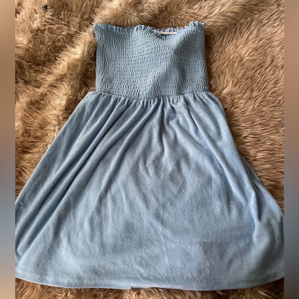 love, Fire Strapless Coverup